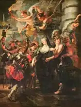 Rubens, Peter Paul: The Medici Cycle: Marie de Medici (1573-1642) Escaping from Blois, 21st-22nd February 1619, 1621-25