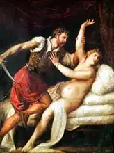 Tizian: The Rape of Lucretia