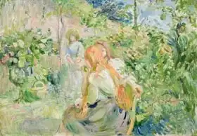 Morisot, Berthe: In the Garden at Roche-Plate