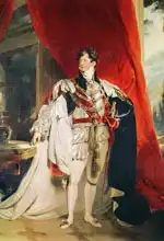 Lawrence, Thomas: The Prince Regent, later George IV (1762-1830) in his Garter Robes