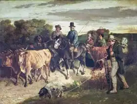 Courbet, Gustave: The Peasants of Flagey Returning from the Fair, 1850-55