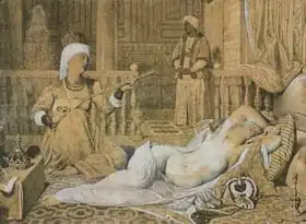Ingres, Jean Auguste: Odalisque with a Slave