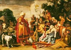 Lastman, Pieter: Laban Searching for the Idols