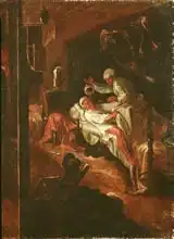 Coulom, Jean de: La Rancune Maliciously Pours her Chamber Pot over the Merchant from the Bas-Maine, from 