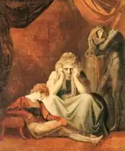 Fuseli, Henry: Here I and Sorrow Sit