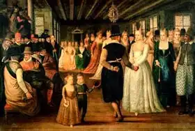 Italian school (16th century): Ball in Venice in Honour of Foreign Visitors
