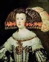Velazquez, Diego: Portrait of Queen Maria Anna (1635-96) of Spain
