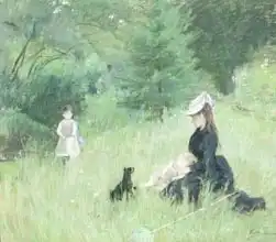 Morisot, Berthe: In a Park