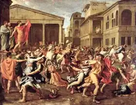 Poussin, Nicolas: The Rape of the Sabines, c.1637-38