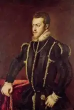 Tizian: Portrait of Philip II (1527-98) of Spain
