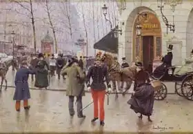 Béraud, Jean: The Boulevard des Capucines and the Vaudeville Theatre