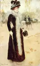 Béraud, Jean: A Parisian Woman in the Bois de Boulogne