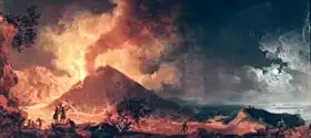 Volaire, Pierre Jacques: The Eruption of Mount Vesuvius in 1771