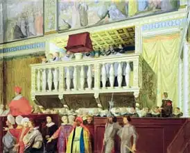 Ingres, Jean Auguste: Cantoria in the Sistine Chapel