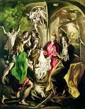 El Greco: Adoration of the Shepherds, 1603-05