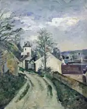Cézanne, Paul: The House of Doctor Gachet (1828-1909) at Auvers, 1872-73
