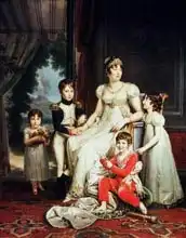 Gerard, F. P. Simon: Caroline Bonaparte (1782-1839) and her Children