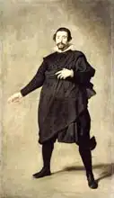Velazquez, Diego: Portrait of the Buffoon Pablo de Valladolid