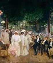 Béraud, Jean: The Gardens of Paris, or The Beauties of the Night