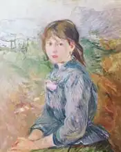 Morisot, Berthe: The Little Girl from Nice, 1888-89