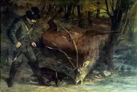 Courbet, Gustave: The Death of the Stag
