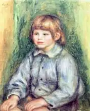 Renoir, Auguste: Seated Portrait of Claude Renoir (1901-81) 1905-08