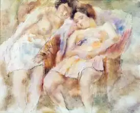 Pascin, Jules: The Two Sleepers