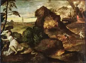 Tizian: Orpheus and Eurydice