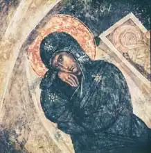 Byzantine author: The Nativity, detail of the Virgin