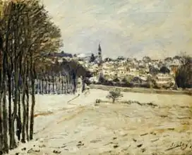 Sisley, Alfred: The Snow at Marly-le-Roi