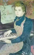 Denis, Maurice: Marthe at the Piano or, Minuet of Princess Maleine