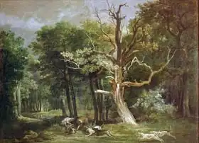 Oudry, Jean-Baptiste: Wolf Hunt in the Forest of Saint-Germain