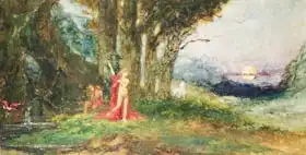 Moreau, Gustave: Pasiphae and the Bull, c.1876-80