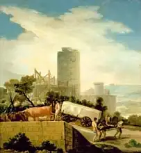 Goya, Francisco: Transporting a Stone Block, 1786-87