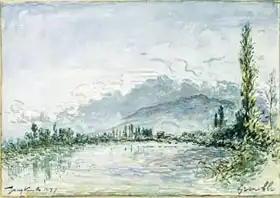 Jongkind, Johan: The River Isere at Grenoble