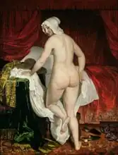 Loo, Jacob or Jacques van: Young Woman Going to Bed