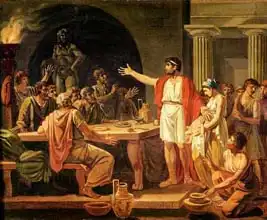 David, Jacques-Louis: Study for Lycurgus Showing the Ancients of Sparta their King