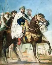 Chassériau, Théodore: Ali Ben Ahmed, the Last Caliph of Constantine, with his Entourage outside Constantine