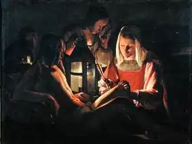 Tour, Georges de la: St. Sebastian Tended by St. Irene and the Holy Women