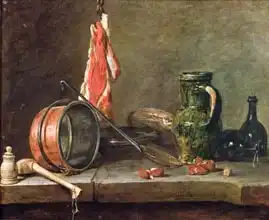 Chardin, Jean-Siméon: Still life: Feast Day Menu