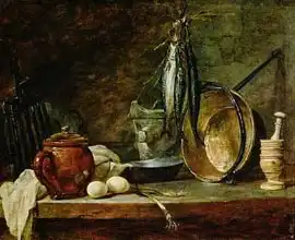 Chardin, Jean-Siméon: Still life: Fast Day Menu