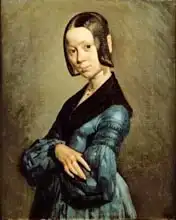 Millet, J. F.: Pauline Ono (1821-44) in Blue, 1841-42