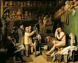 Boilly, Louis-Leopold: The Studio of Jean Antoine Houdon (1741-1828)