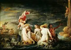 Teniers, David, the younger: Hero and Leander: Leander Found by the Nereids, copy of a painting by Domenico Feti, 1650-56