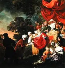 Loo, Jacob or Jacques van: Zerubbabel Showing a Plan of Jerusalem to Cyrus