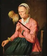 Ryckaert, David III: A Woman Spinning