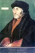 Holbein, Hans , the younger: Erasmus of Rotterdam (1466-1536)