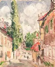 Sisley, Alfred: Road in a Village