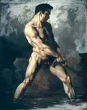Géricault, Théodore: Study of a Male Nude