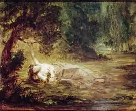 Delacroix, Eugene: The Death of Ophelia